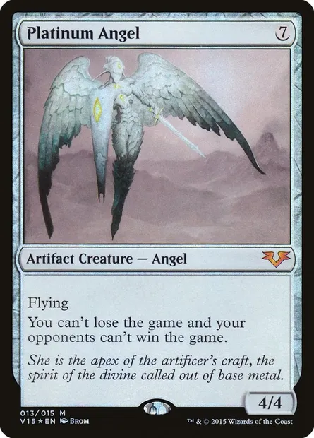 Platinum Angel, Magic card V15 13 — From the Vault: Angels set