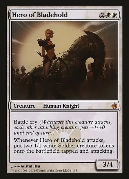 Hero of Bladehold, Magic card P11 8 — Magic Player Rewards 2011 set
