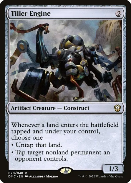 Tiller Engine, Magic card DMC 20 — Dominaria United Commander set