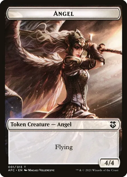 Angel, Magic card TAFC 1 — Forgotten Realms Commander Tokens set