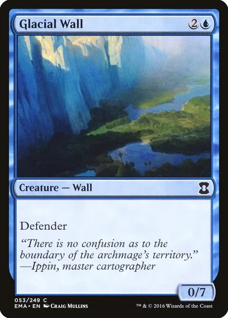 Glacial Wall, Magic card EMA 53 — Eternal Masters set