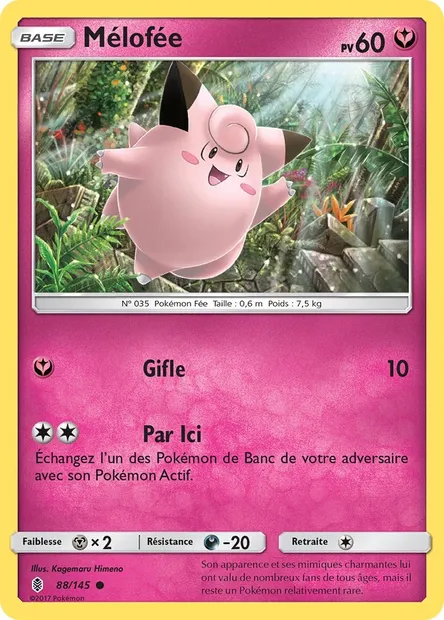 Mélofée, carte Pokémon GRI 88 — extension Gardiens Ascendants