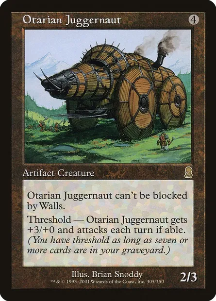 Otarian Juggernaut, Magic card ODY 305 — Odyssey set