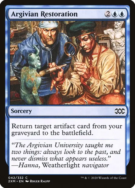 Argivian Restoration, Magic card 2XM 42 — Double Masters set