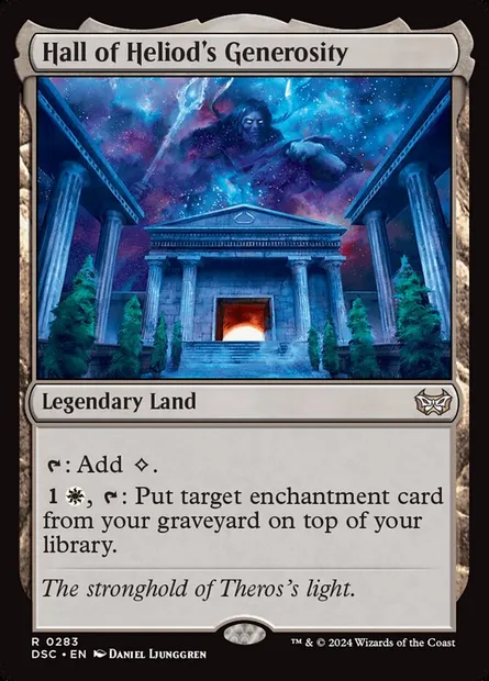 Hall of Heliod's Generosity, Magic card DSC 283 — Duskmourn: House of Horror Commander set