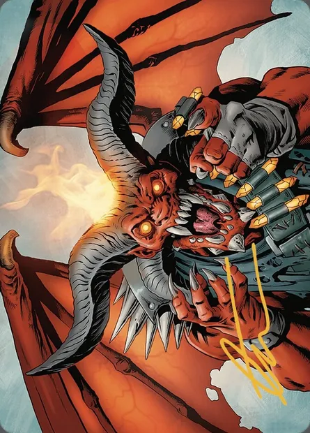 Rakdos, the Muscle // Rakdos, the Muscle, Magic card AOTJ 53 — Outlaws of Thunder Junction Art Series set