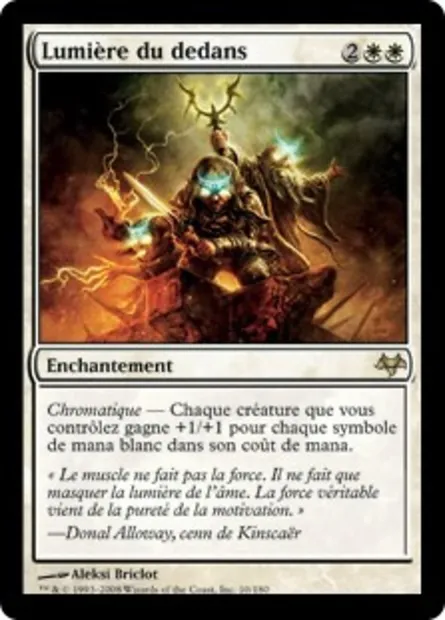 Lumière du dedans, carte Magic EVE 10 — extension Coucheciel