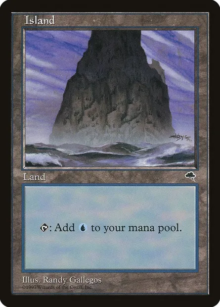 Island, Magic card TMP 337 — Tempest set