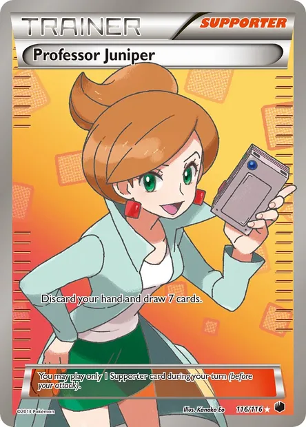 Professor Juniper, Pokémon card PLF 116 — Plasma Freeze set