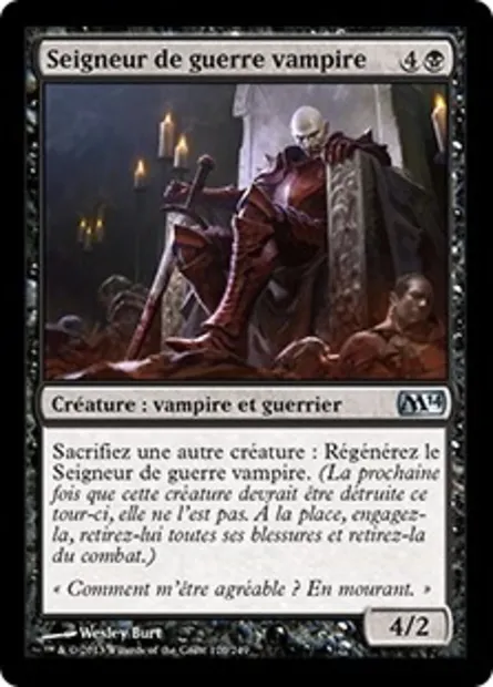 Seigneur de guerre vampire, carte Magic M14 120 — extension Magic 2014