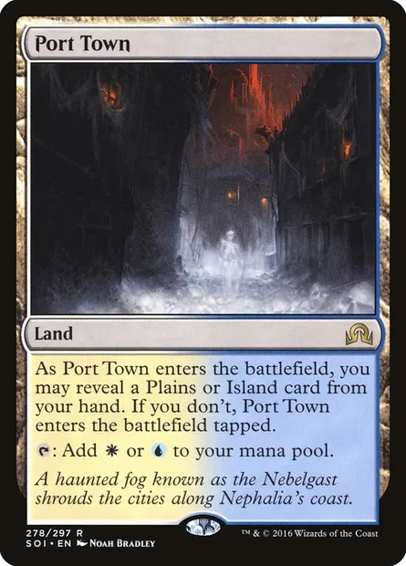 Port Town, Magic card SOI 278 — Shadows over Innistrad set