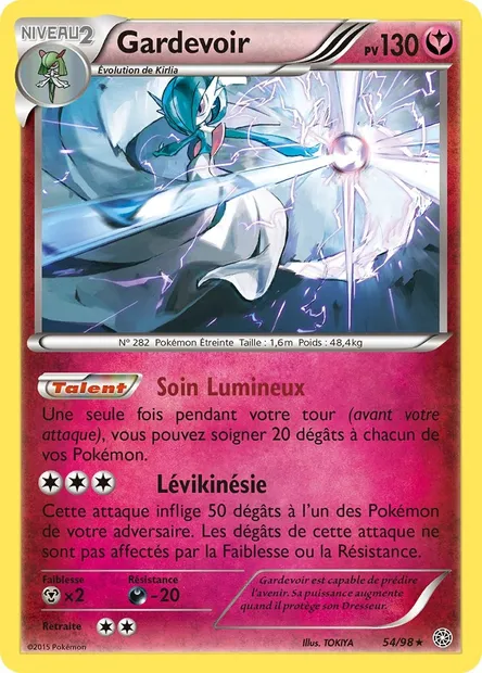Gardevoir, carte Pokémon AOR 54 — extension Origines Antiques