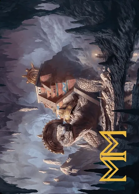 Bedrock Tortoise // Bedrock Tortoise, carte Magic ALCI 23 — extension The Lost Caverns of Ixalan Art Series