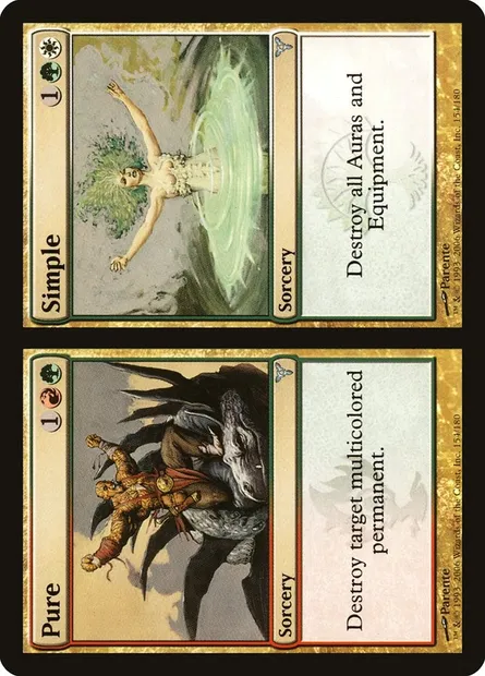 Pure // Simple, Magic card DIS 154 — Dissension set