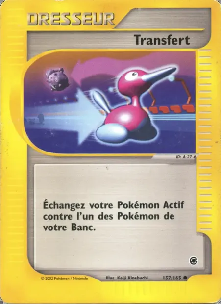 Transfert, carte Pokémon EX 157 — extension Expedition