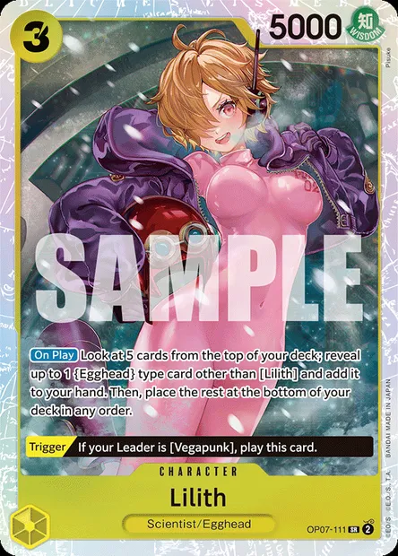 Lilith, One Piece card OP07-111 — 500 YEARS IN THE FUTURE set
