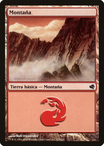Mountain, Magic card PS11 217 — Salvat 2011 set