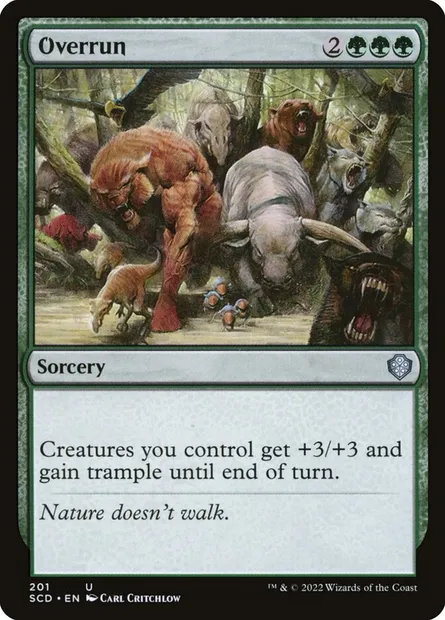 Envahissement, carte Magic SCD 201 — extension Starter Commander Decks