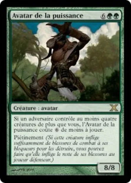 Avatar de la puissance, carte Magic 10E 251 — extension Dixième édition