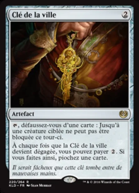 Clé de la ville, carte Magic KLD 220 — extension Kaladesh