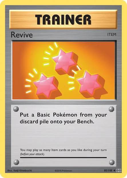 Revive, Pokémon card EVO 85 — Evolutions set