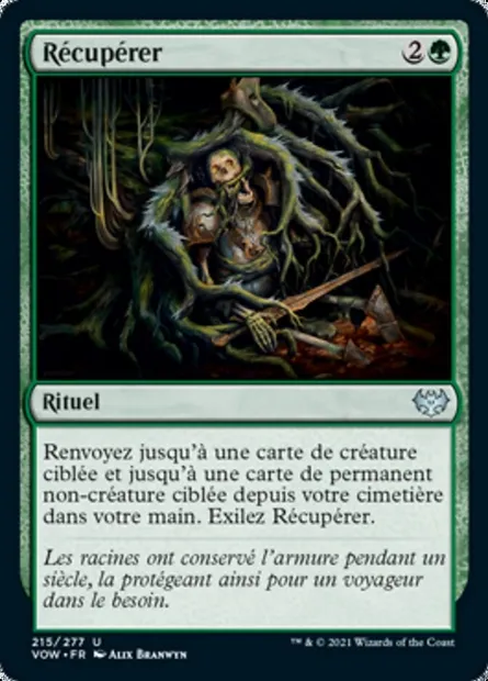 Récupérer, carte Magic VOW 215 — extension Innistrad : noce écarlate