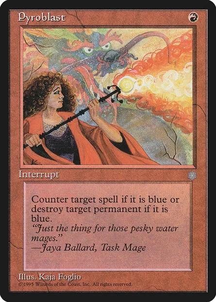 Pyroblast, Magic card ICE 213 — Ice Age set