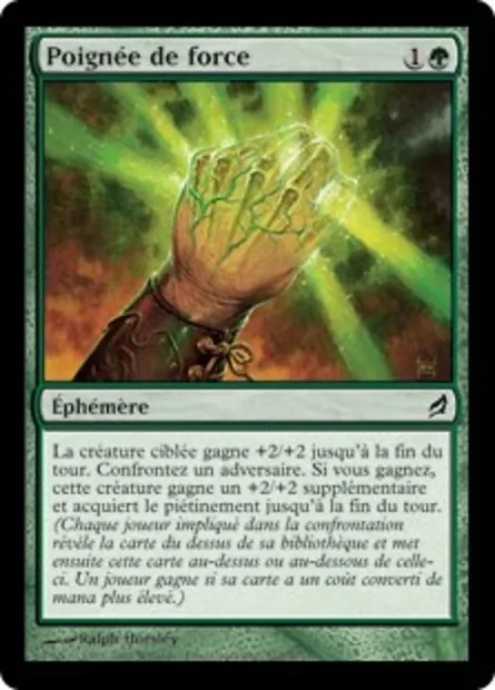 Poignée de force, carte Magic LRW 212 — extension Lorwyn