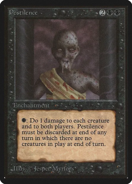 Pestilence, Magic card LEB 121 — Limited Edition Beta set
