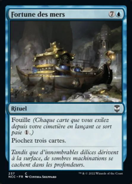 Fortune des mers, carte Magic NCC 237 — extension New Capenna Commander