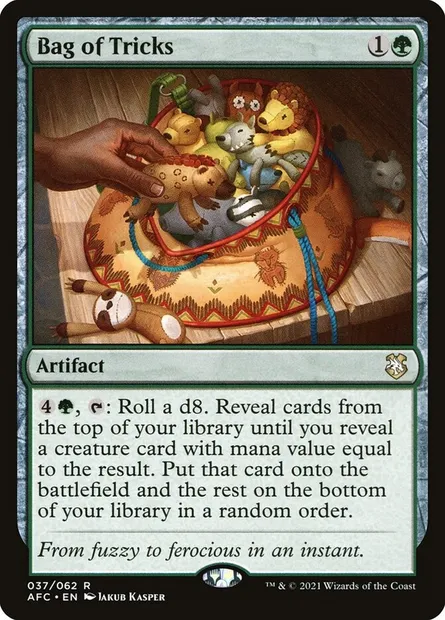 Bag of Tricks, Magic card AFC 37 — Forgotten Realms Commander set