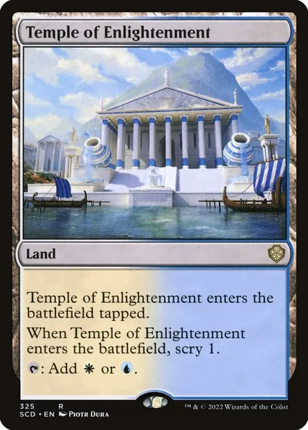 Temple de l'illumination, carte Magic SCD 325 — extension Starter Commander Decks