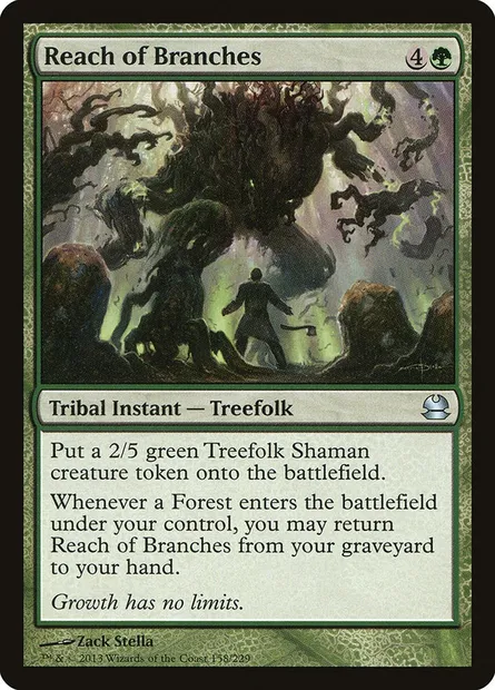 Reach of Branches, Magic card MMA 158 — Modern Masters set