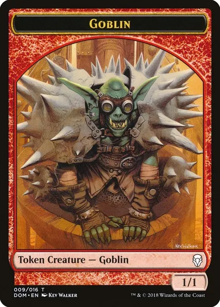 Goblin, Magic card TDOM 9 — Dominaria Tokens set