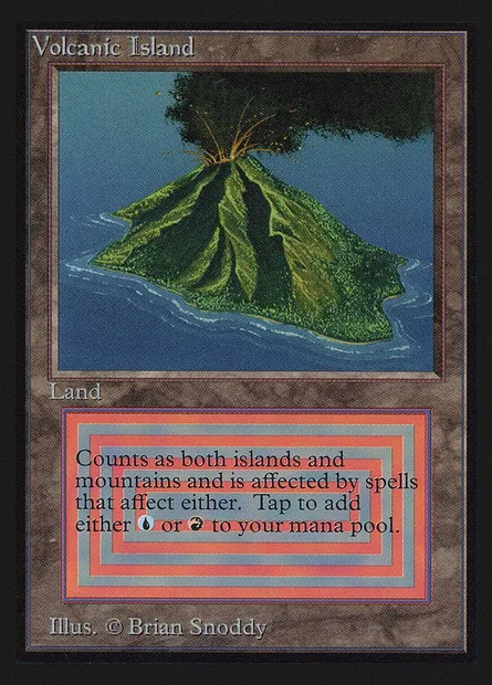 Volcanic Island, Magic card CED 287 — Collectors' Edition set