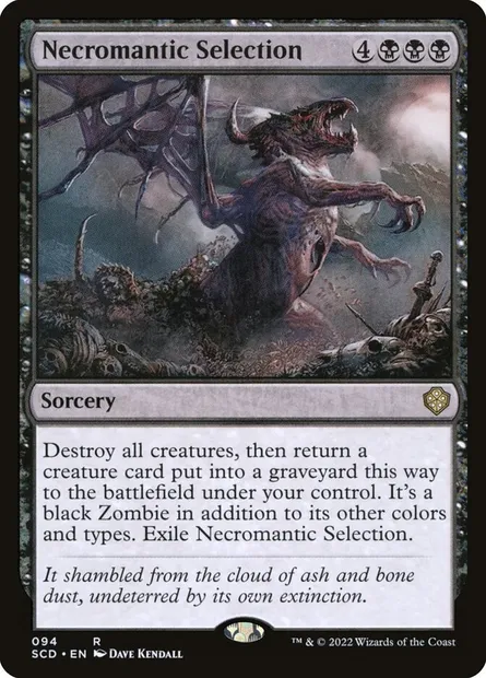 Necromantic Selection, Magic card SCD 94 — Starter Commander Decks set