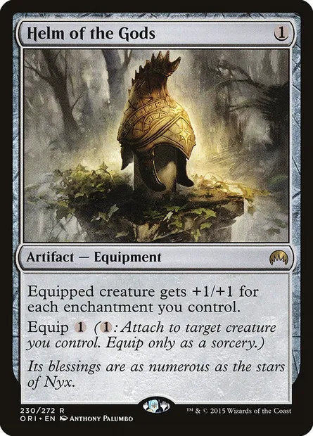Helm of the Gods, Magic card ORI 230 — Magic Origins set