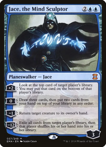 Jace, the Mind Sculptor, Magic card EMA 57 — Eternal Masters set