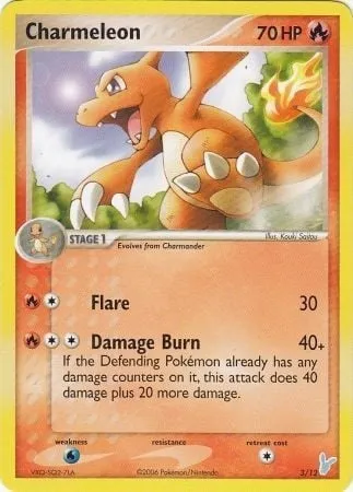 Charmeleon, Pokémon card TK2M 003 — EX Trainer Kit 2 (Minun) set