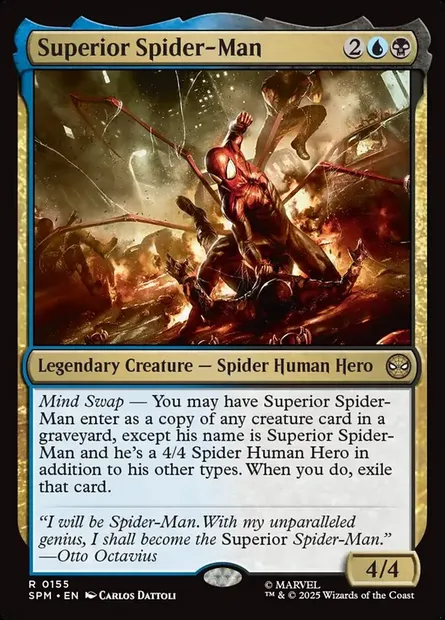 Superior Spider-Man, Magic card SPM 155 — Marvel's Spider-Man set