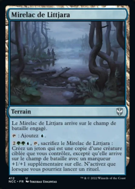 Mirelac de Littjara, carte Magic NCC 412 — extension New Capenna Commander