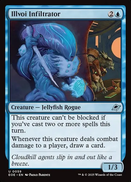 Illvoi Infiltrator, Magic card EOE 59 — Edge of Eternities set