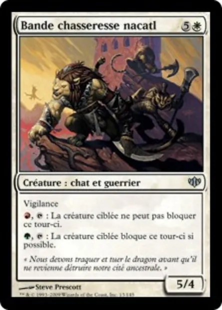 Bande chasseresse nacatl, carte Magic CON 13 — extension Conflux