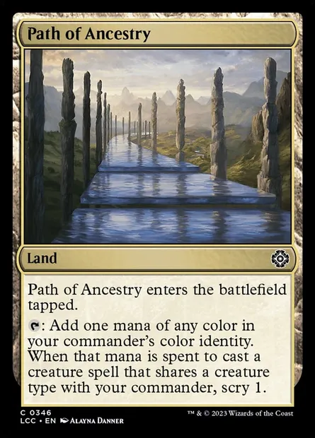Path of Ancestry, Magic card LCC 346 — The Lost Caverns of Ixalan Commander set
