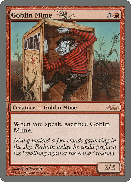 Goblin Mime, carte Magic PAL04 12 — extension Arena League 2004