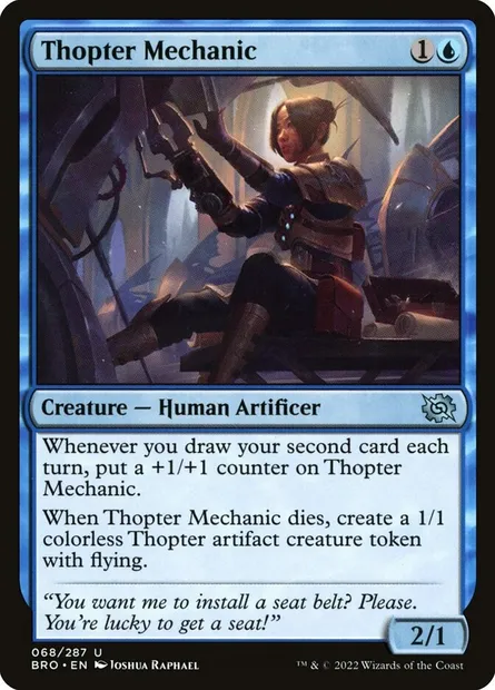 Thopter Mechanic, Magic card BRO 68 — The Brothers' War set