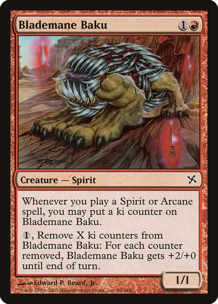 Blademane Baku, Magic card BOK 95 — Betrayers of Kamigawa set