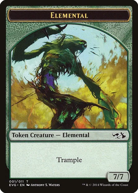 Elemental, carte Magic TEVG 1 — extension Duel Decks Anthology: Elves vs. Goblins Tokens