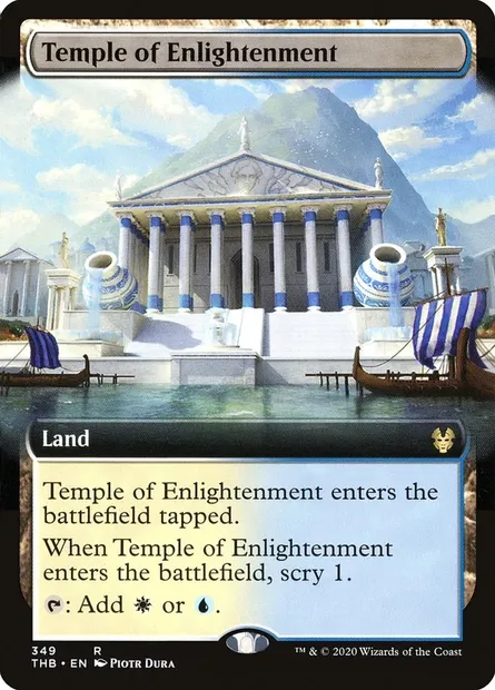 Temple of Enlightenment, Magic card THB 349 — Theros Beyond Death set