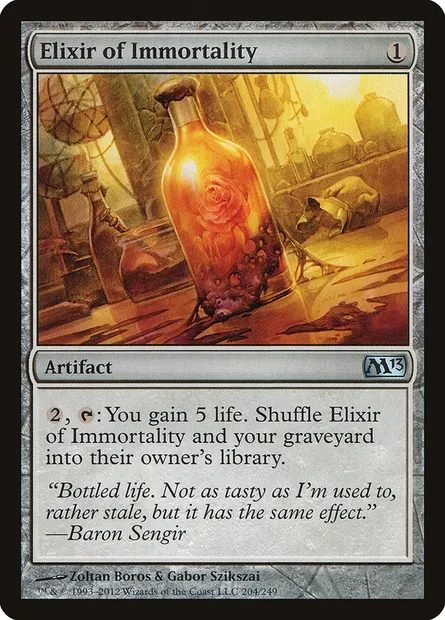 Elixir of Immortality, Magic card M13 204 — Magic 2013 set